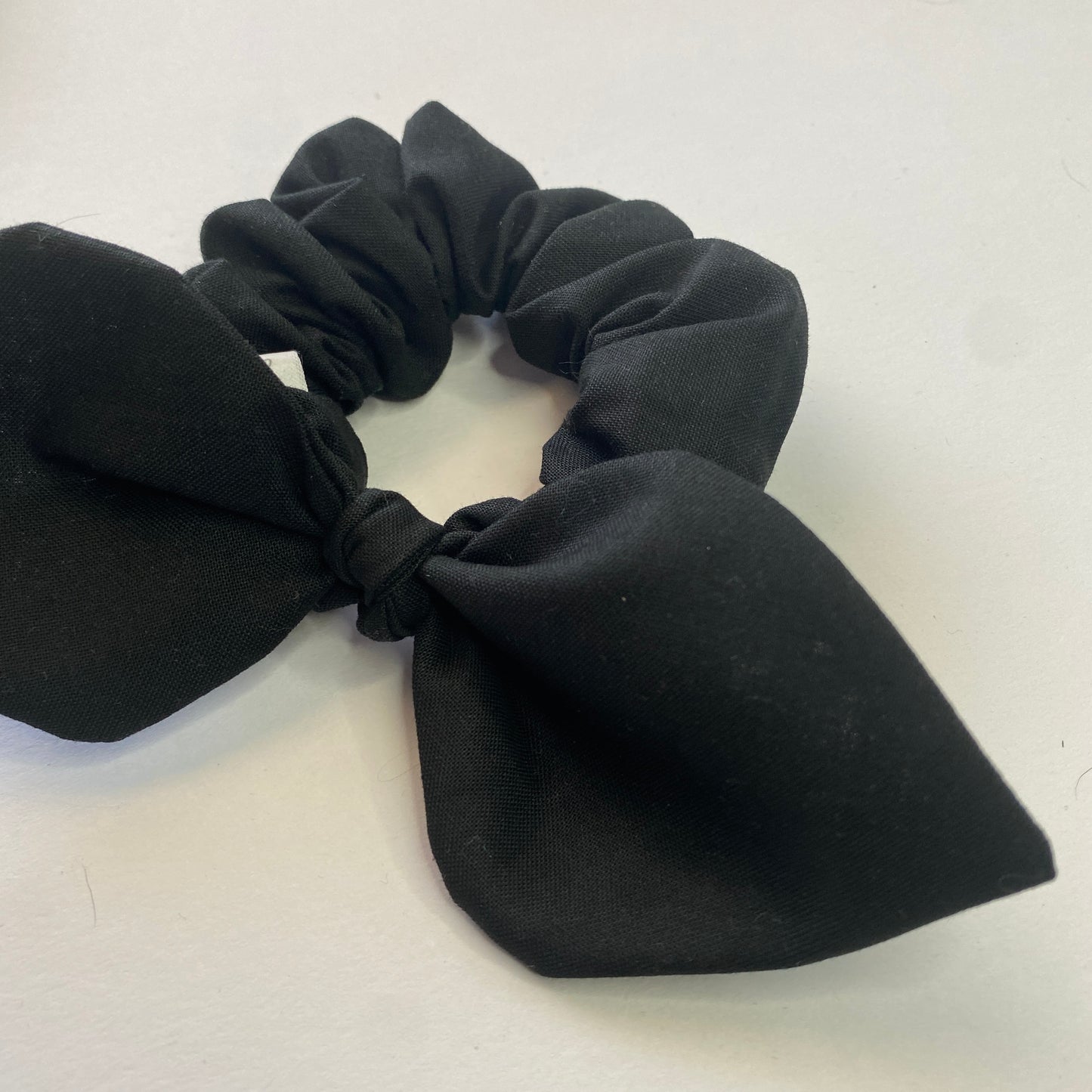 Classic Black Bow Scrunchie