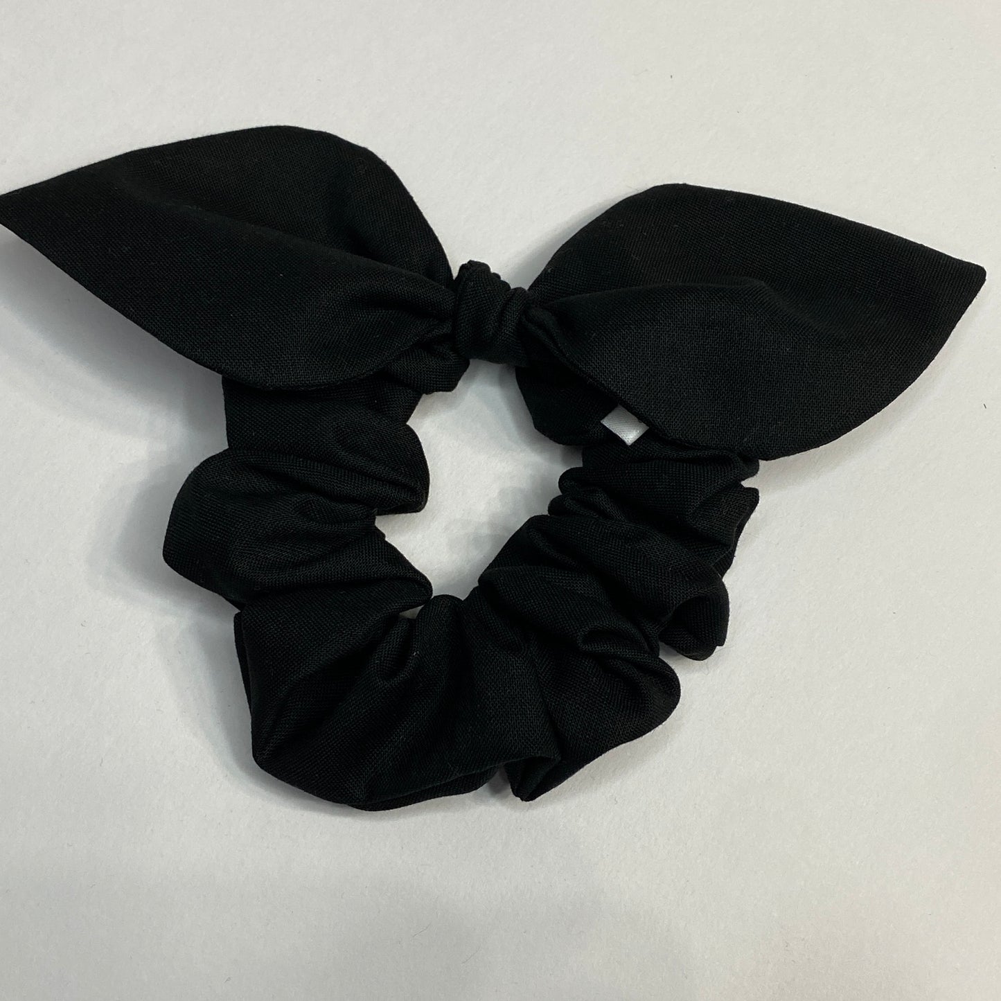 Classic Black Bow Scrunchie