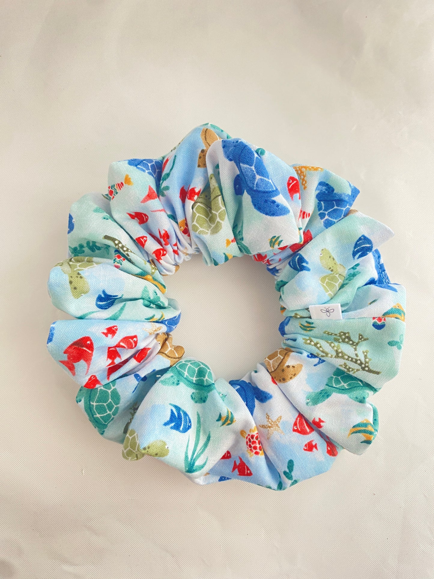 Under The Sea Mini Scrunchie, Bow Scrunchie