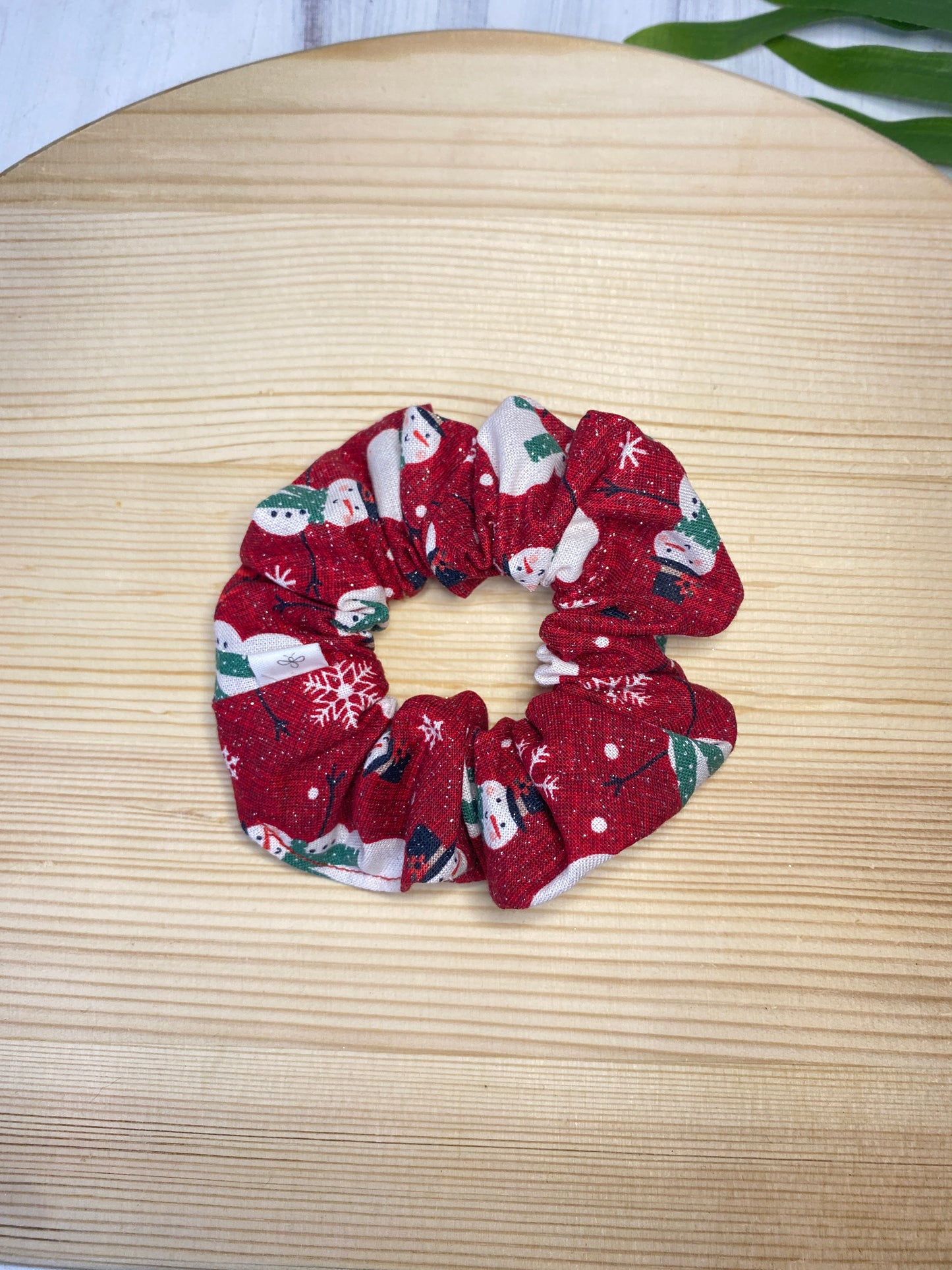 Mini Christmas Scrunchies, Hair Ties, Santa, Festive Hair Flair