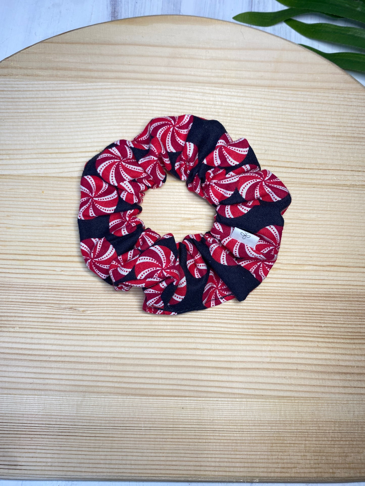 Mini Christmas Scrunchies, Hair Ties, Santa, Festive Hair Flair