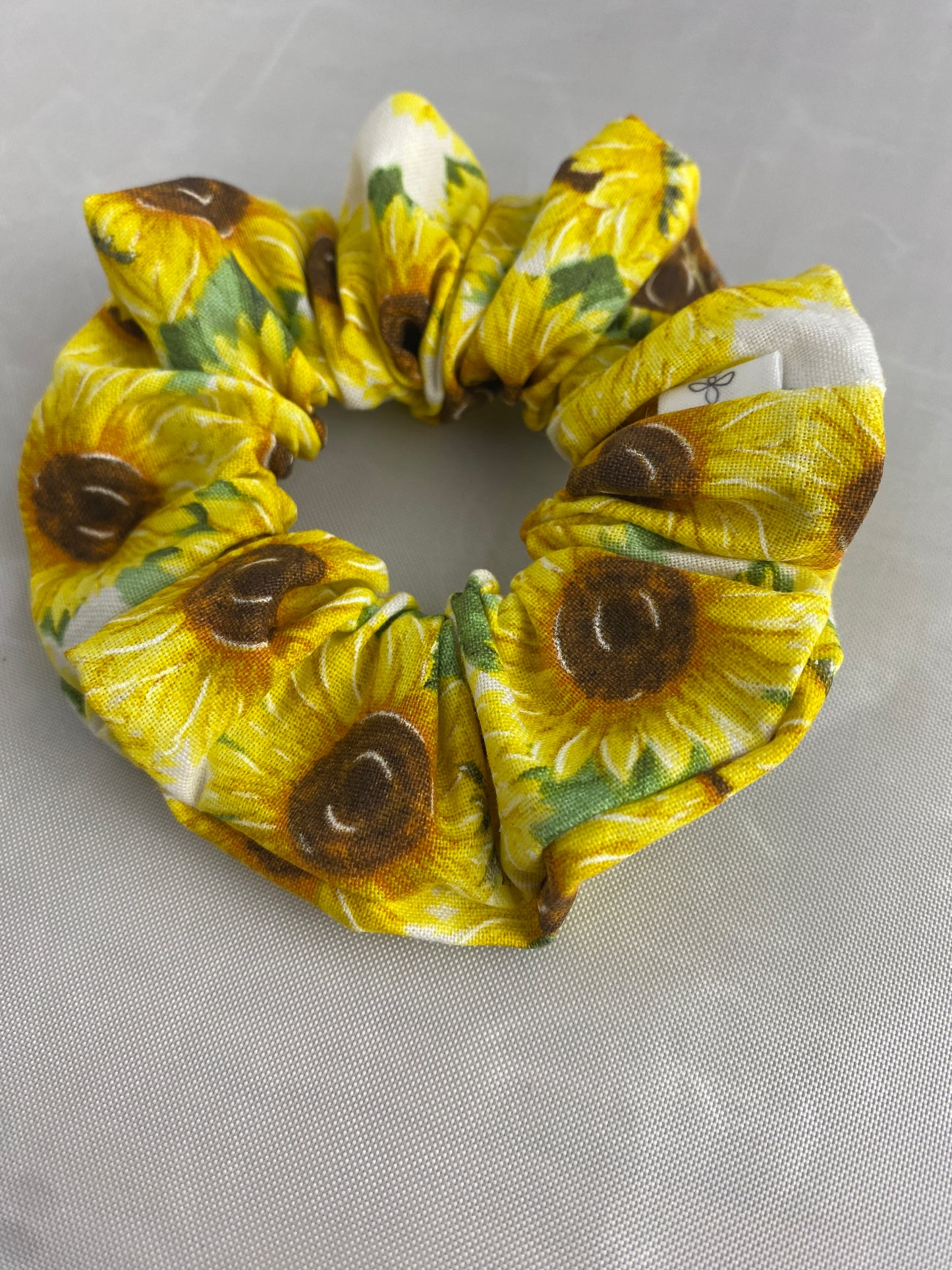 Sunflower Mini Hair Scrunchie
