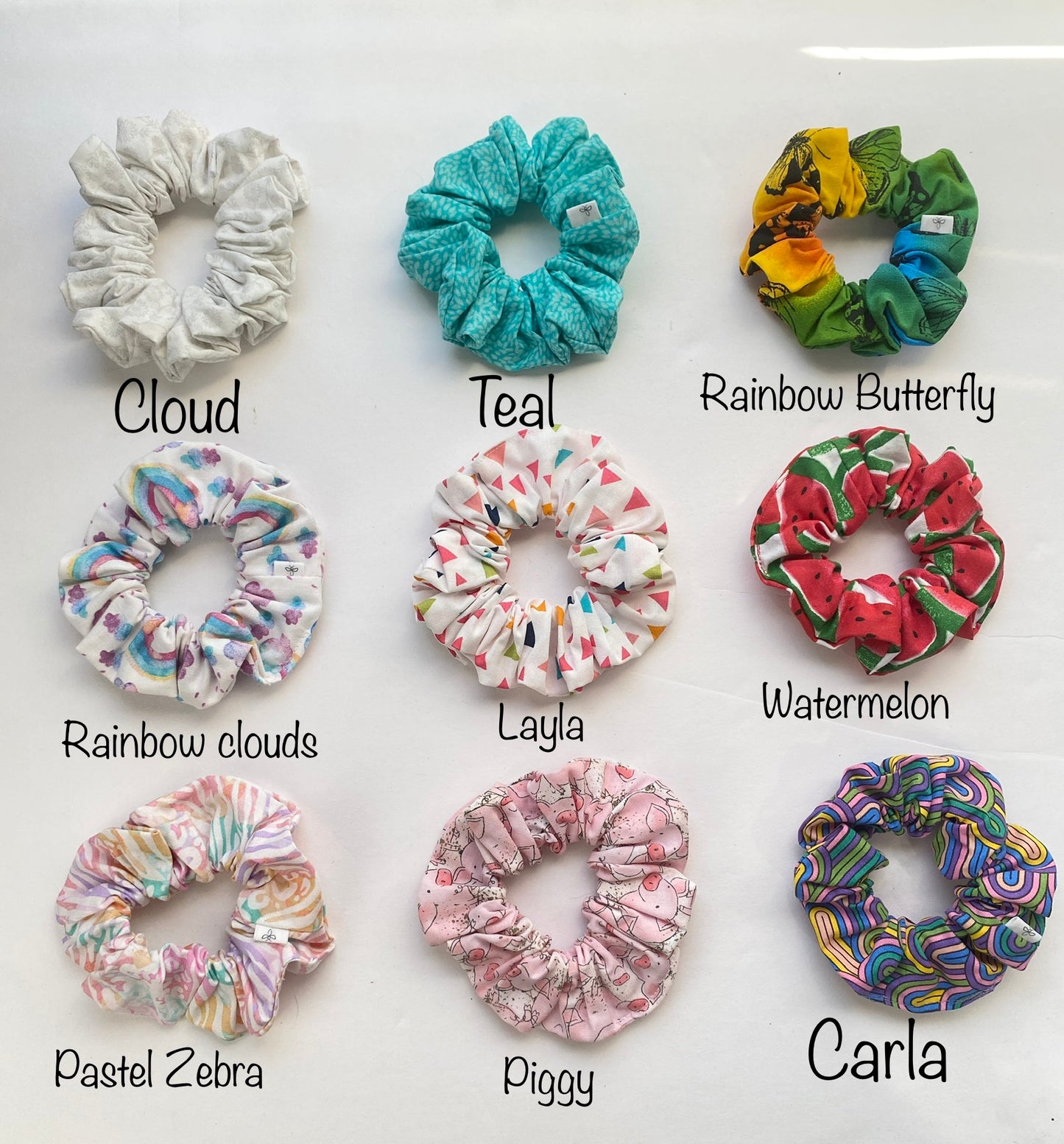 Mini Scrunchies, Choose your Own Pack of Scrunchies, Scrunchie Set, Pretty Scrunchies, Patterned Scrunchies