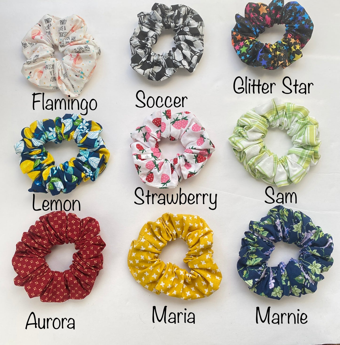 Mini Scrunchies, Choose your Own Pack of Scrunchies, Scrunchie Set, Pretty Scrunchies, Patterned Scrunchies