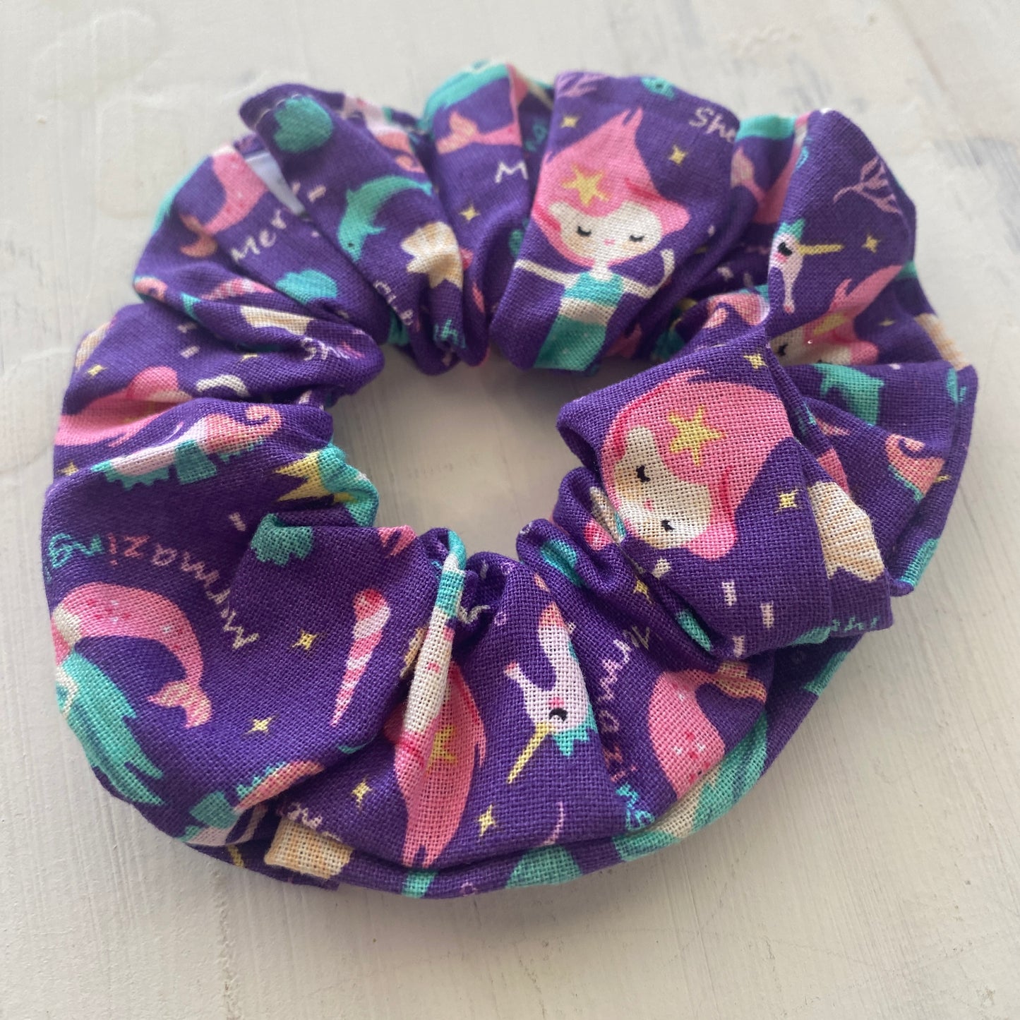 Mermaid Mini Scrunchie Hair Tie