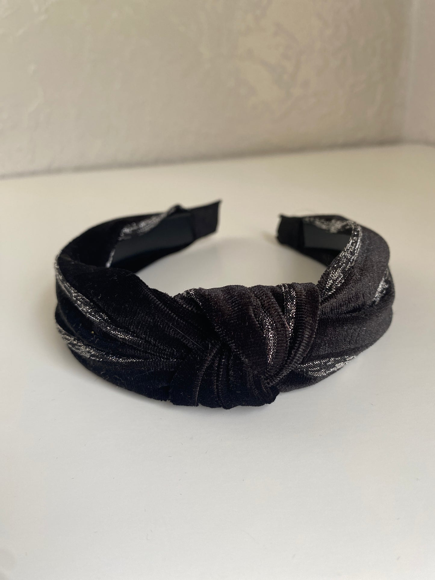 Velvet Top Knot Headband